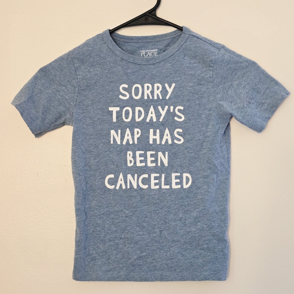 The Children's Place 5T Heather Blue Graphic Tee